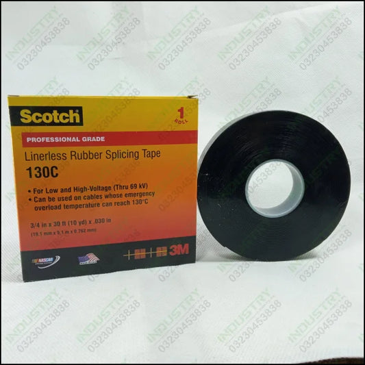 Scotch Tape 3M Professional Grade Liner less Rubber Splicing Tape 130C 3/4 x 30ft in Pakistan - industryparts.pk