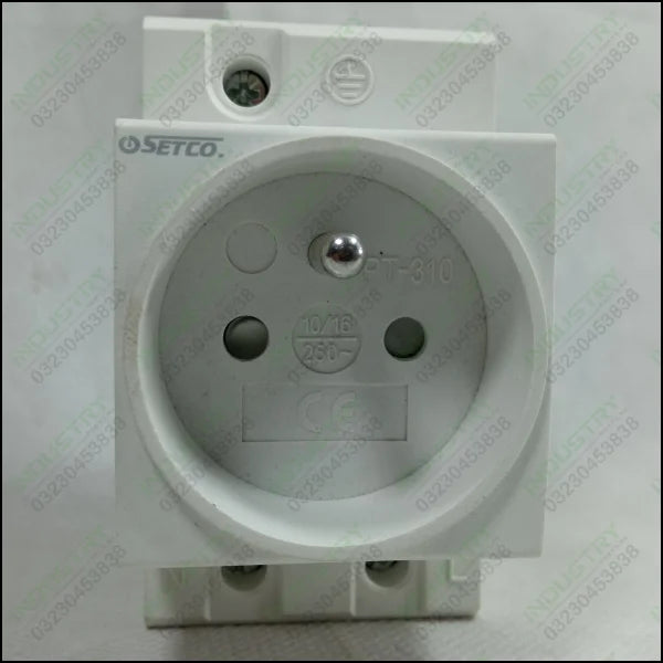 SETCO DIN Rail Electrical Power Consumption Socket