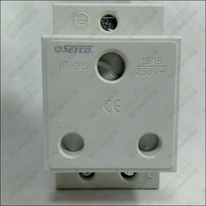  SETCO  DIN Rail Mains Sockets PT-315 15/16 A  250 V