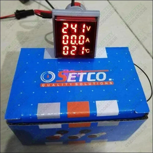 Setco Temperature Digital Panel Meter in Pakistan - industryparts.pk