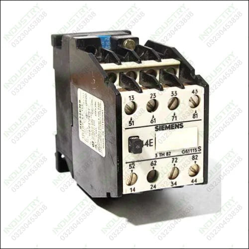 SIEMENS 3TH82-44-0A REPLACEMENT CONTROL RELAY 4NO,4NC 220V, 50/60 HZ in Pakistan - industryparts.pk