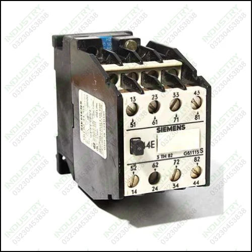 SIEMENS 3TH82-44-0A REPLACEMENT CONTROL RELAY 4NO,4NC 220V, 50/60 HZ in Pakistan - industryparts.pk