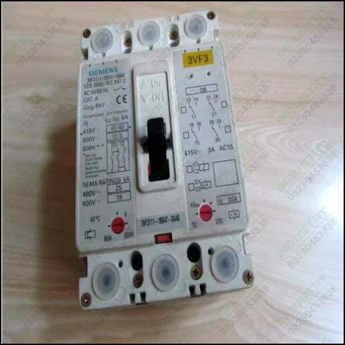SIEMENS molded case circuit breaker 3VF3111-1BS41- 0AP2 in Pakistan - industryparts.pk