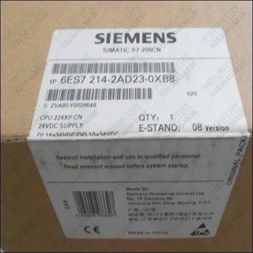 Siemens Simatic S7-200 CN CPU 224XP Compact Unit DC Power Supply in Pakistan - industryparts.pk