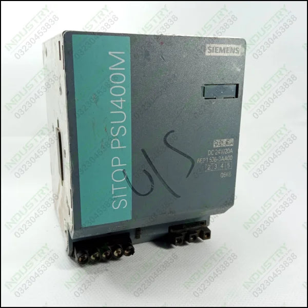 Siemens SITOP PSU400M 24 V/20 A Rail Mounted Lotted in Pakistan - industryparts.pk