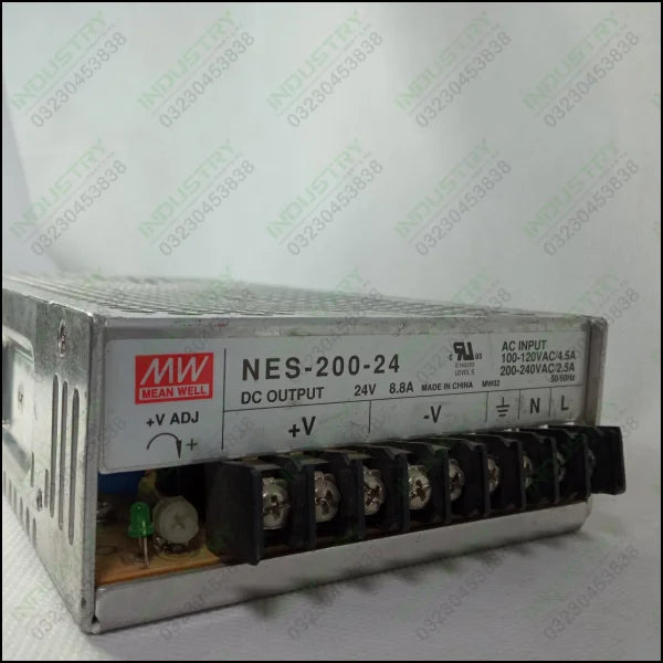 Single Output Switching Power Supply 24V 8.8A Used in Pakistan - industryparts.pk