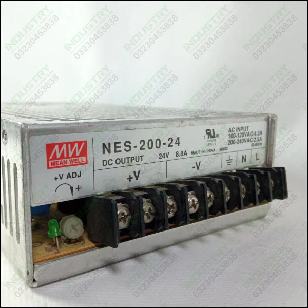 Single Output Switching Power Supply 24V 8.8A Used in Pakistan - industryparts.pk