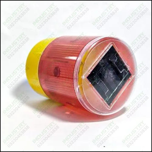 Solar LED Warning Light (Red and Yellow Colour) - industryparts.pk