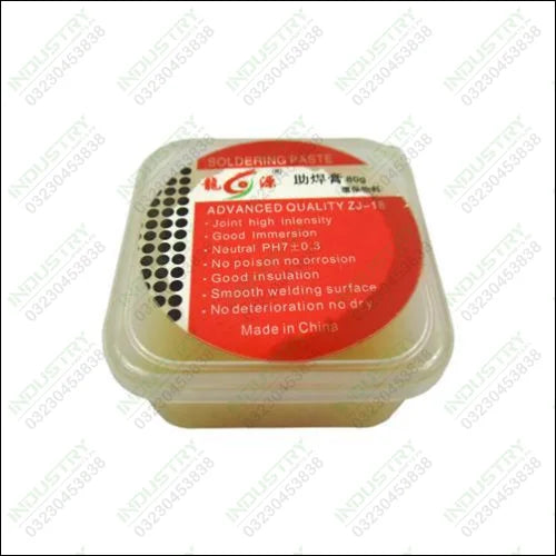 Soldering Paste advanced Quality Zj-18 80g Packing 5 Pcs in Pakistan - industryparts.pk