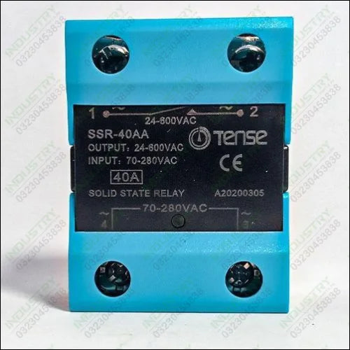 Solid State Relay SSR-40AA AC in AC out  Tense in Pakistan - industryparts.pk