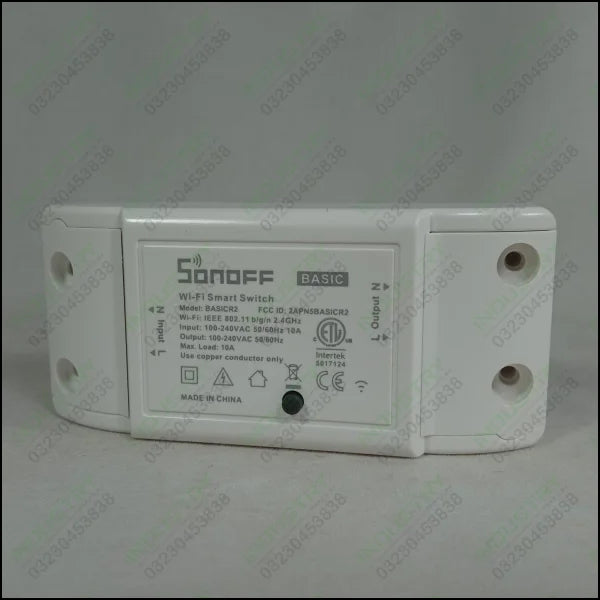 SONOFF Basic Wifi Wireless Smart Switch 10A in Pakistan - industryparts.pk