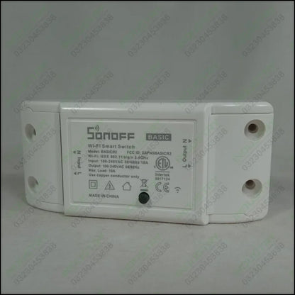 SONOFF Basic Wifi Wireless Smart Switch 10A in Pakistan - industryparts.pk