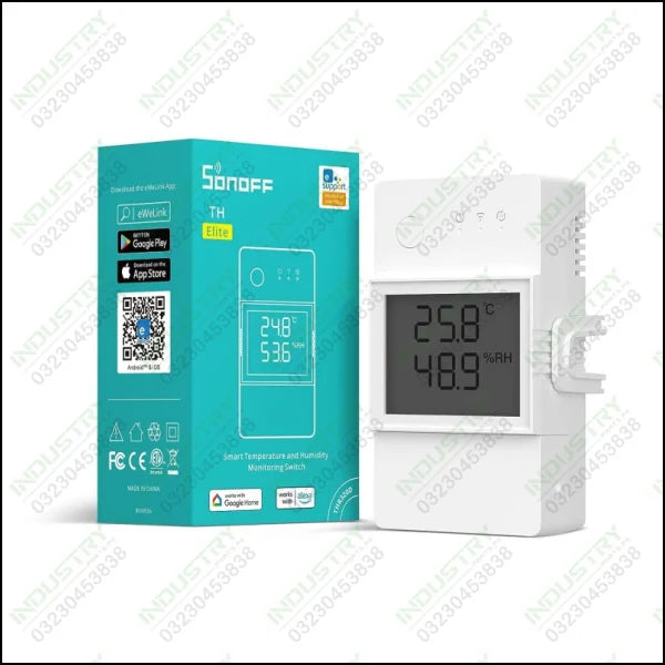 SONOFF THR320D 20A Smart Temperature and Humidity Monitoring Switch in Pakistan