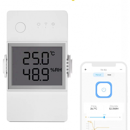 SONOFF THR320D 20A Smart Temperature and Humidity Monitoring Switch in Pakistan