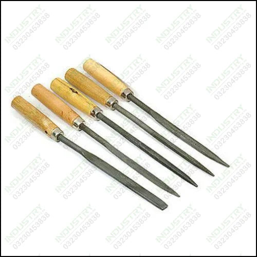 Steel File Set with Wooden Handles for Metal,needl file - industryparts.pk
