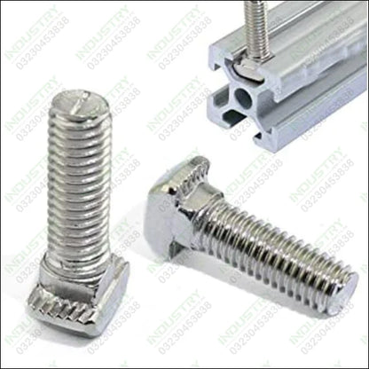 T Bolt  Hammer Bolt  Aluminium Extrusion Profile Parts PCS in Pakistan - industryparts.pk