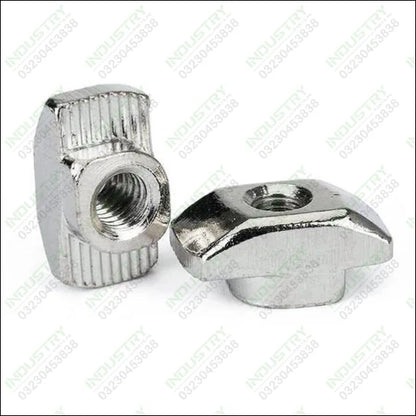 T Nuts Aluminium Extrusion Profile Parts in Pakistan 20pcs - industryparts.pk