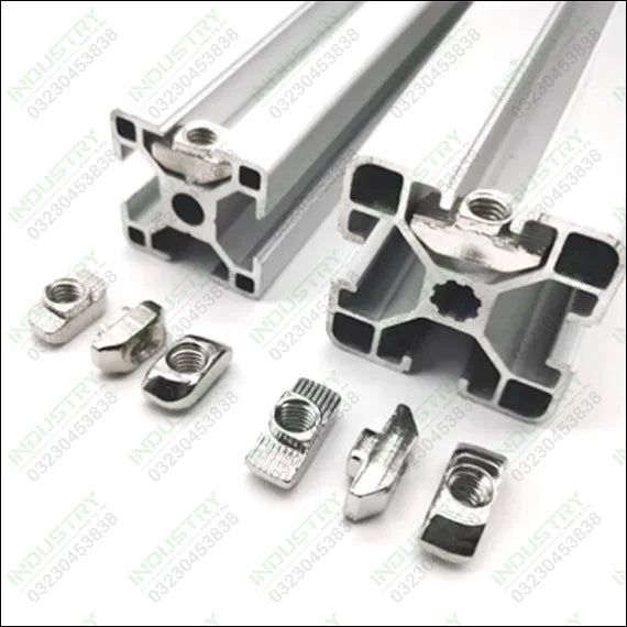 T Nuts Aluminium Extrusion Profile Parts in Pakistan 20pcs - industryparts.pk