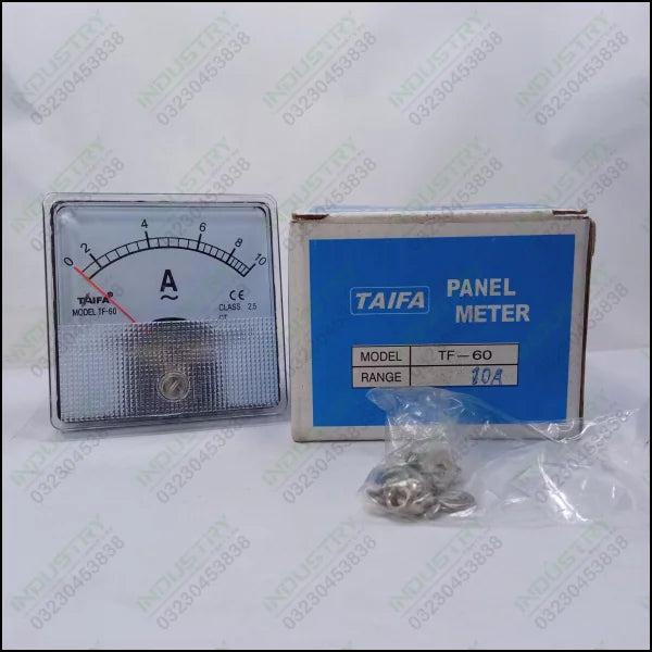 TAIFA TF-60 10A Panel Meter, Ampere Meter - industryparts.pk