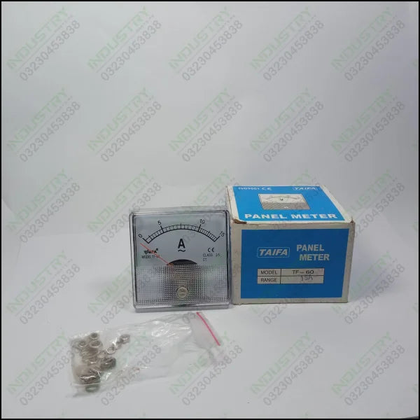 TAIFA TF-60 15A Panel Meter, Ampere Meter - industryparts.pk