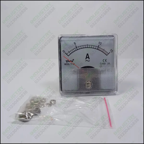 TAIFA TF-60 15A Panel Meter, Ampere Meter - industryparts.pk