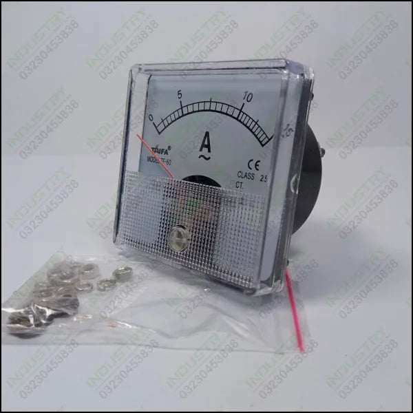 TAIFA TF-60 15A Panel Meter, Ampere Meter - industryparts.pk