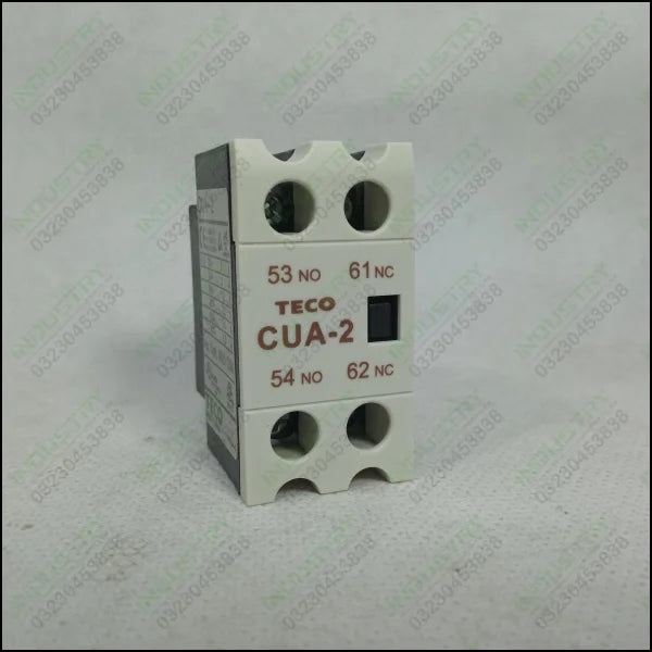 TECO AC Contactor Auxiliary Contact CUA-2 in Pakistan - industryparts.pk