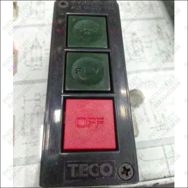 TECO TPB-3 Forward Reverse Stop Push Button Control Switch in Pakistan - industryparts.pk
