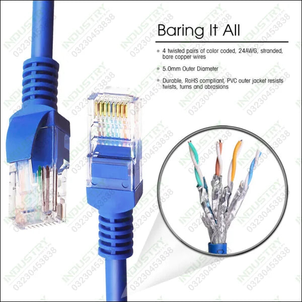 Telefone 4 Core Cable 10 meter in Pakistan