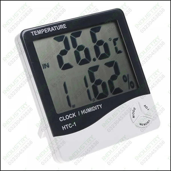 Temperature and Humidity Meter HTC-1 in Pakistan - industryparts.pk