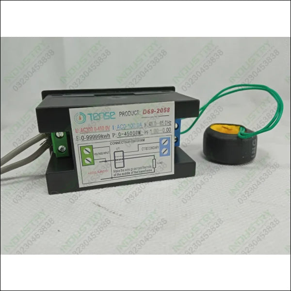 Tense 6 in 1 D69 2058 Multifunction Electric Energy Meter with LCD Display in Pakistan - industryparts.pk