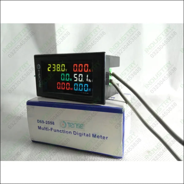 Tense 6 in 1 D69 2058 Multifunction Electric Energy Meter with LCD Display in Pakistan - industryparts.pk