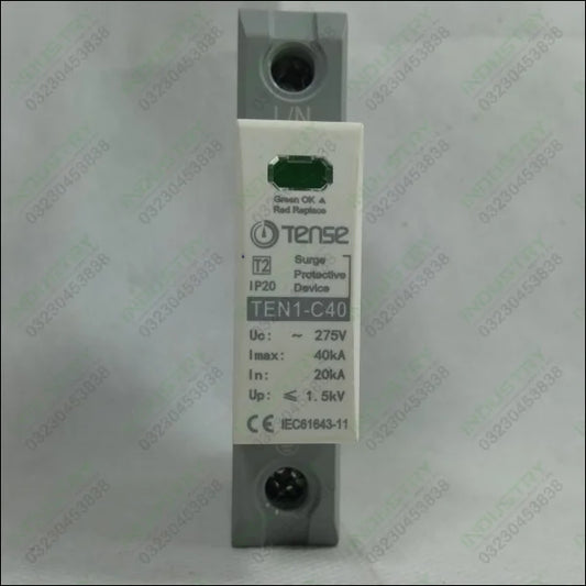 TENSE DC Surge Protective Device IP20 TEN1-DC40 40KA  Single Pole 