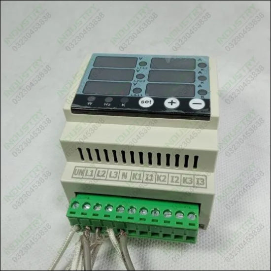 Tense Digital Display Meter DIN-M Three Phase Voltage Current Frequency and Power Meter in Pakistan - industryparts.pk