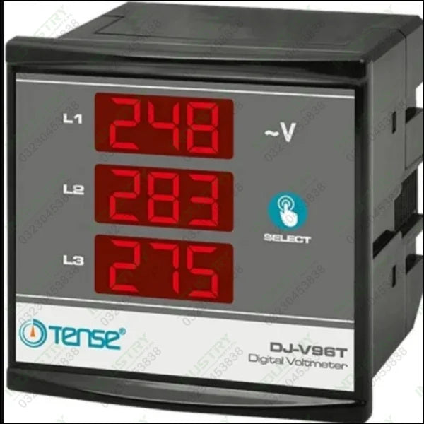 TENSE DJ-V96T 3 Phase AC Digital Voltmeter in Pakistan