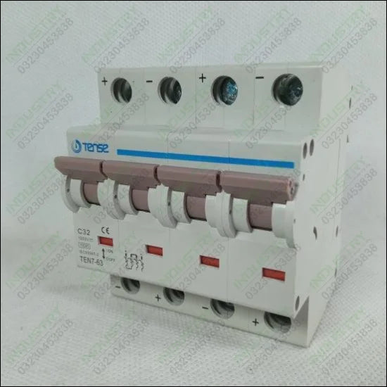 Tense MCB 1000V DC 4 Pole Circuit Breaker in Pakistan - industryparts.pk