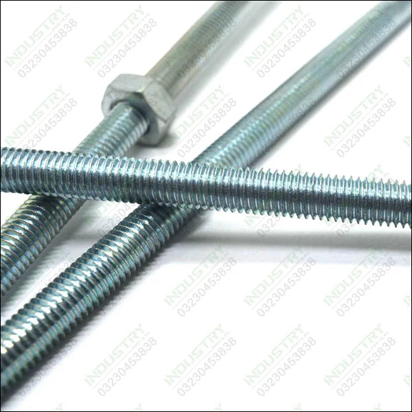 Threaded Rod Stud Bolt And Nut With Galvanized iron - industryparts.pk