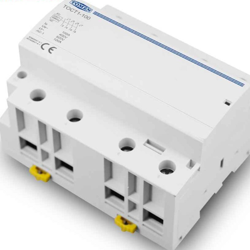 TOMZN TOCT1 4P 100A Din rail AC Modular contactor in Pakistan