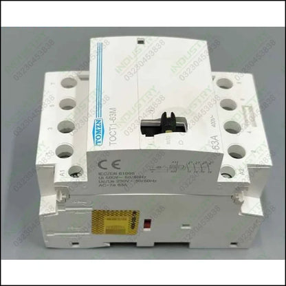 Tomzn 4P 63A 2NC 2NO 220V Din rail ac Modular contactor in Pakistan