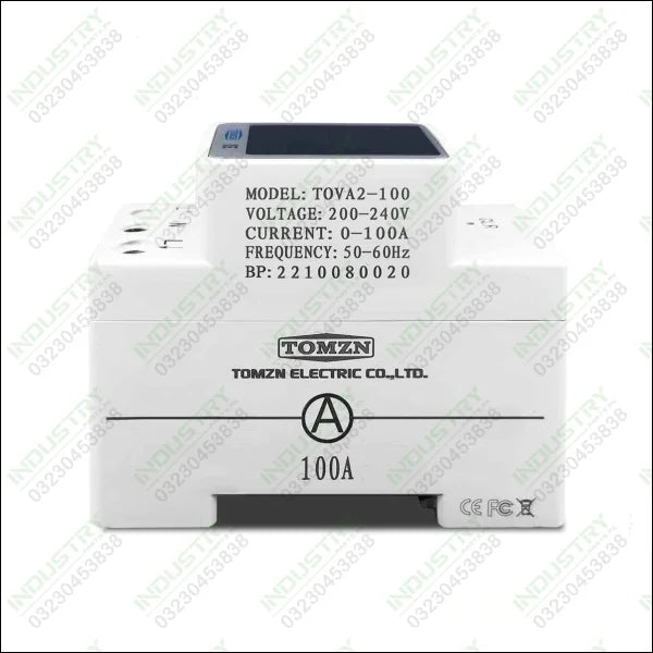 TOMZN 6IN1 din rail AC 220V 100A Voltage Current KWH Electric energy monitor meter in Pakistan