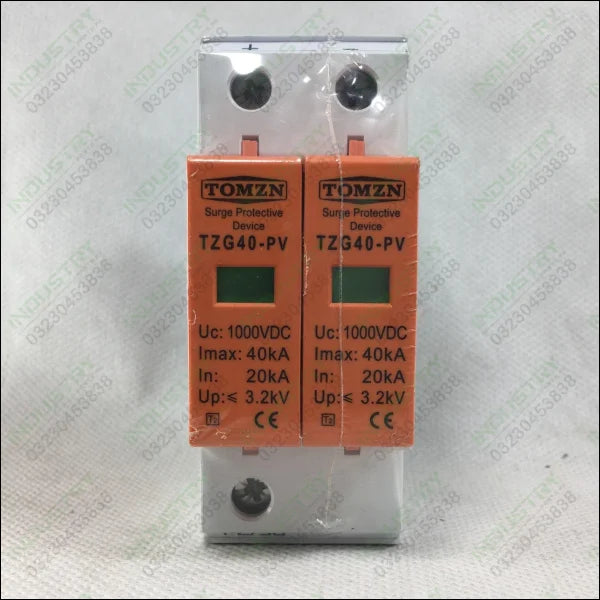 Tomzn SPD 20KA~40KA House Surge Protector Protective Low-voltage Arrester Device - industryparts.pk
