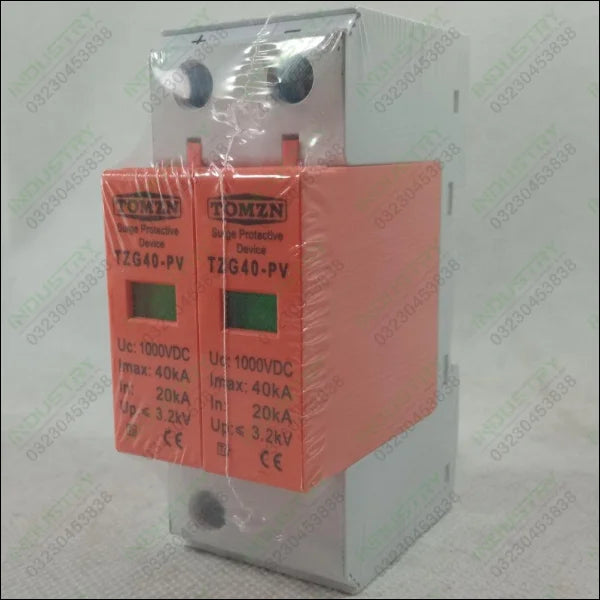 Tomzn SPD 20KA~40KA House Surge Protector Protective Low-voltage Arrester Device - industryparts.pk