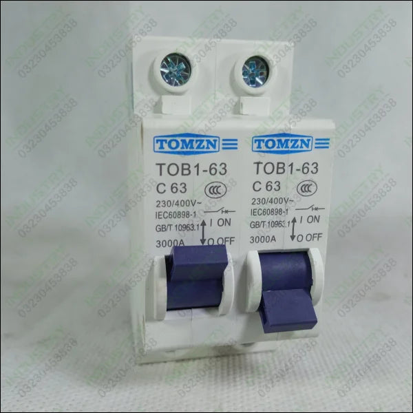 TOMZN Change Over Manual Transfer Switch Circuit Breaker TOB1 63 in Pakistan - industryparts.pk