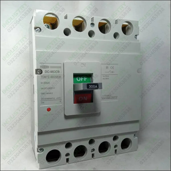 Tomzn DC-MCCB TOM7Z-400/4300 MCCB DC 300A Circuit Breaker in Pakistan - industryparts.pk