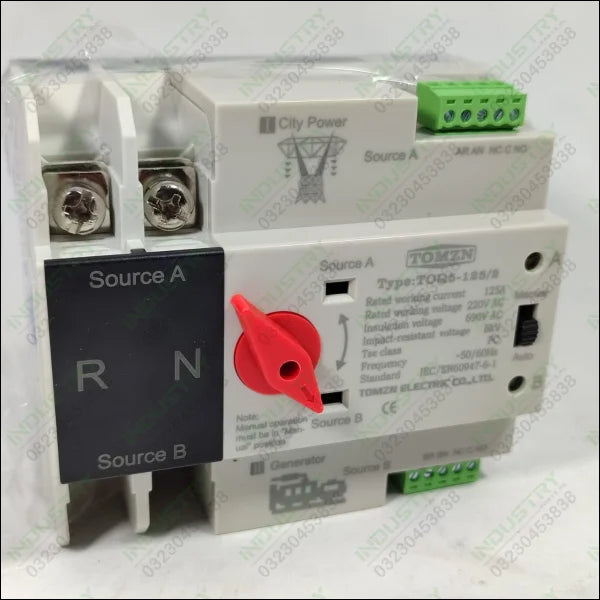 TOMZN Dual Power Automatic Transfer Switch TOQ5-125/2 tomzn ATS  in Pakistan