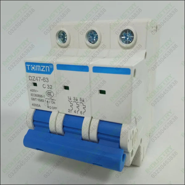 TOMZN DZ47-63 Circuit breaker 3P 32A in Pakistan