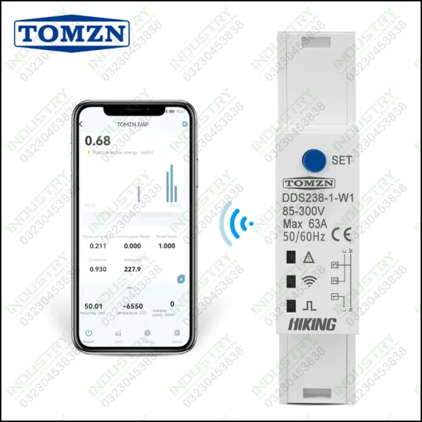 TOMZN HIKING DDS238-1-W1 WIFI Smart  Energy Meter in Pakistan