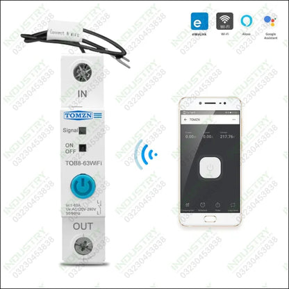 TOMZN TOB8-63WIFI Smart Switch WIFI Circuit Breaker in Pakistan