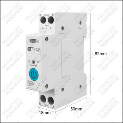 TOMZN TOB9-63M WiFi 63A Smart Circuit Breaker Wireless Remote Control Switch in Pakistan