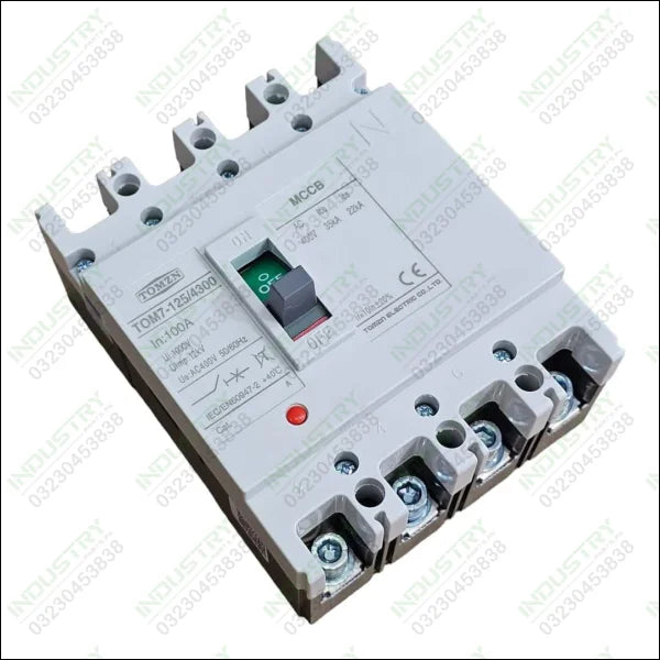 TOMZN TOM7-125/4300 MCCB 100A 4 Pole Circut Breaker in Pakistan